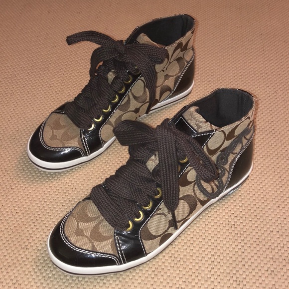 Coach Shoes - Coach Brendi High-Top Sneakers